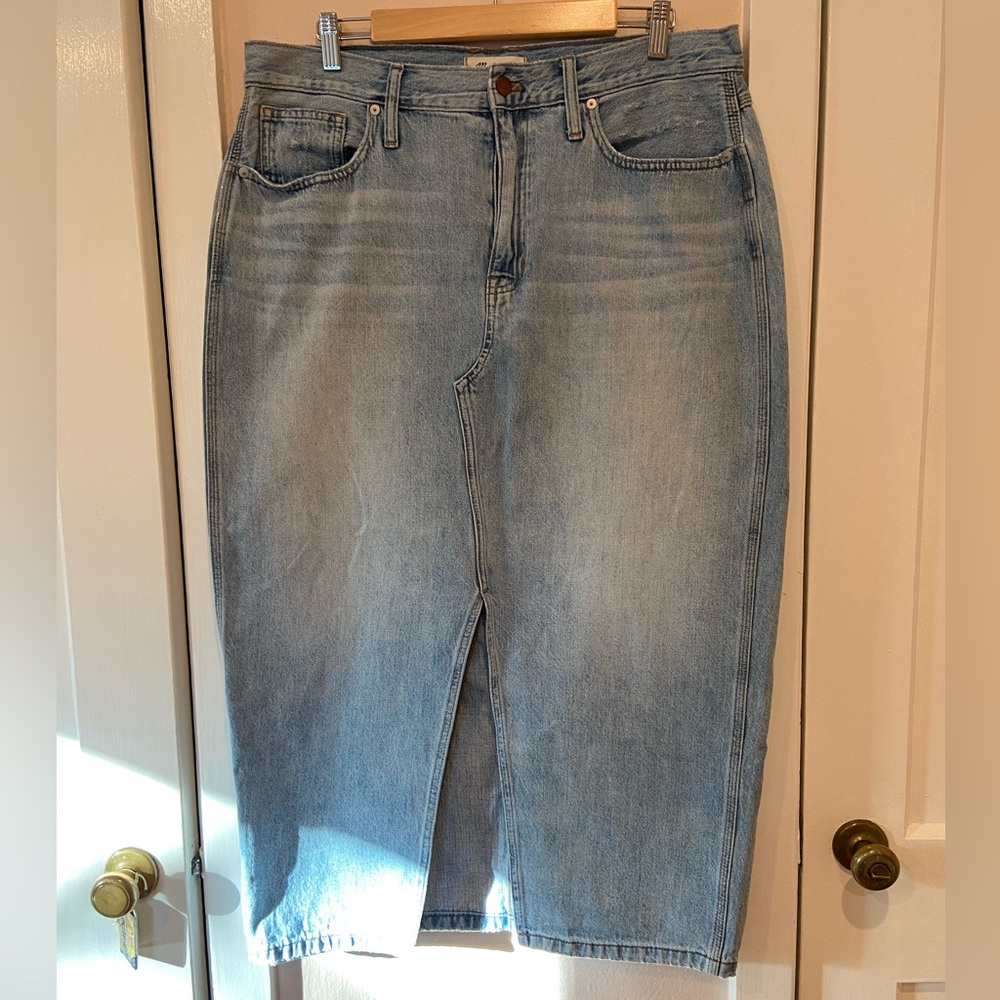 MADEWELL Rigid Denim Midi